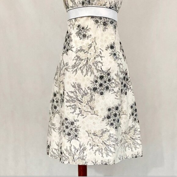 WHBM Silk/Cotton Blend Strapless Dress - Picture 9 of 11